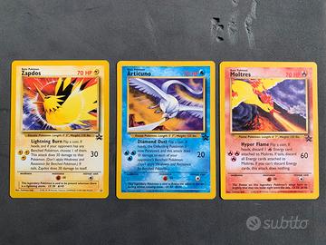 Pokemon Promo Zapdos Articuno Moltres 1999 Error