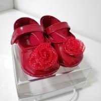 ballerine chicco, vernice rossa tg 19 