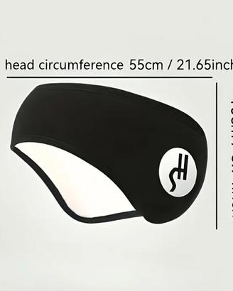 Fascia Notturna Mascherina per Dormire Colore Nero