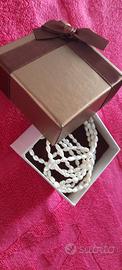 collana vintage con perle d'acqua dolce 