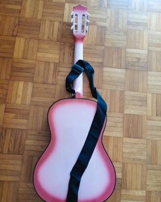  chitarra clasica 4/4 colore rosa,