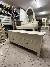 Cassapanca miltiuso bianca con cassetti IKEA