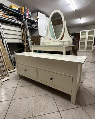 Cassapanca miltiuso bianca con cassetti IKEA