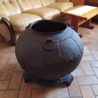 orcio otre anfora botte in ferro battuto