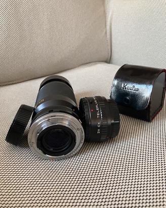 Zoom 80-200mm + duplicatore Kenko 2X CX Teleplus
