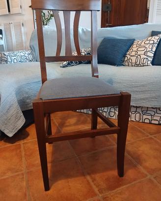 sedie legno massello
