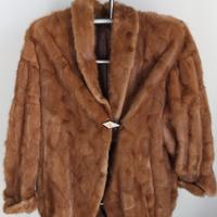 pelliccia in Vero Visone colore miele