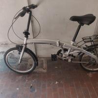 bici pieghevole ,20 in alluminio perfetta