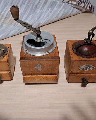 Set di 3 macinini da caffè