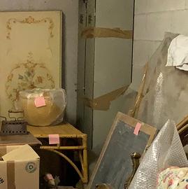 ARMADIETTO VINTAGE IN FERRO STILE INDUSTRIALE