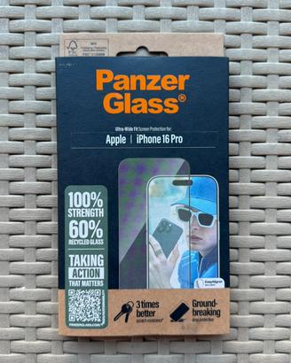 PanzerGlass Protezione Schermo iPhone 16 Pro