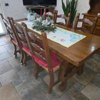 Tavolo Frattino Rovere massello 