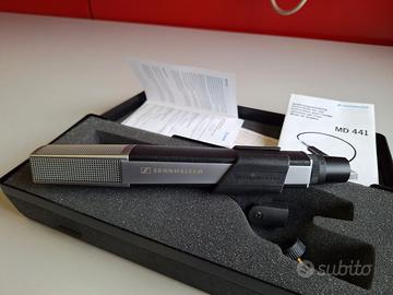 Microfono dinamico Sennheiser MD 441U3, usato in