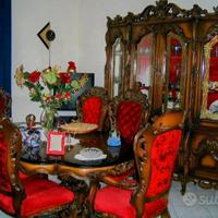 sala da pranzo stile barocco inizio 1900