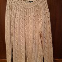 maglione maniche lunghe  rosa tenue
