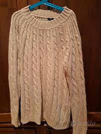 maglione maniche lunghe  rosa tenue