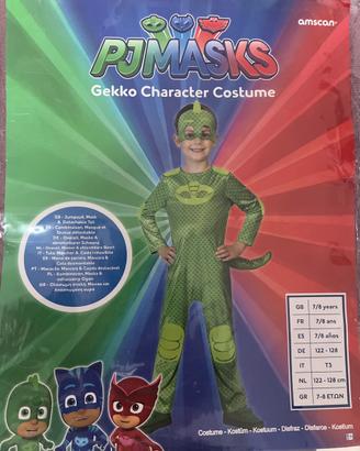 Vestito carnevale pjmasks gekko