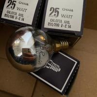 Lampadine incandescentia sfera con calotta argento