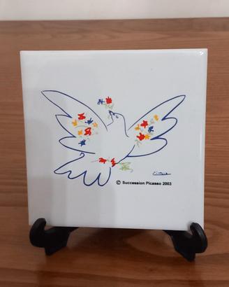 Mattonella commemorativa Picasso