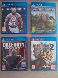 4 CD della playstation 4 (ps4)