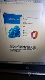 Installazione windows 11 e pacchetto office comple