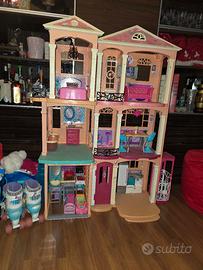 Casa di Barbie 3 piani originale con mobili perfet