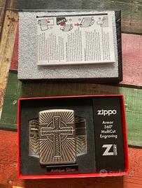 Zippo armor  celtic cross