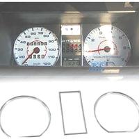 CERCHI QUADRO STRUMENTI VW GOLF 2 83-92 CROMATI