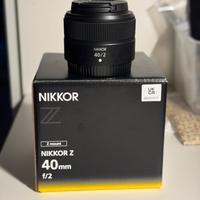 Nikon Z 40mm f/2 come nuovo