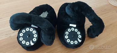 Pantofole Peluche a forma di Telefono - NUOVE