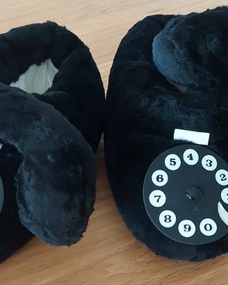 Pantofole Peluche a forma di Telefono - NUOVE