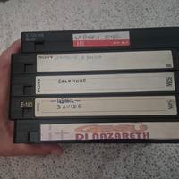 Lotto 5 VHS registrate da TV