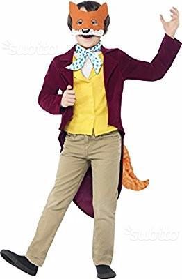 Costume carnevale volpe mr fox roald dahl