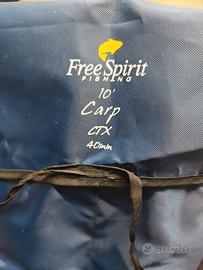 canna Free Spirit CTX 10 piedi carpfishing