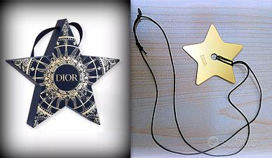 Cofanetto +ciondolo originale Dior +laccio collana