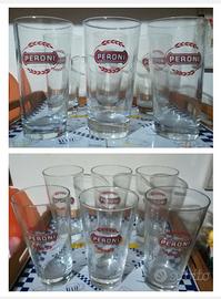 bicchieri birra Peroni
