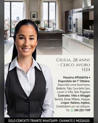 cercarsi lavoro in ambito villa H 24 