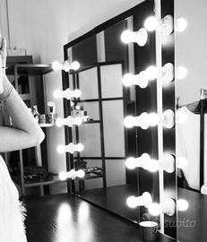 Specchio per sala trucco