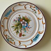 Antico piatto Ceramica Bassano