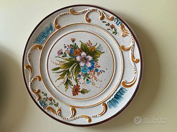 Antico piatto Ceramica Bassano