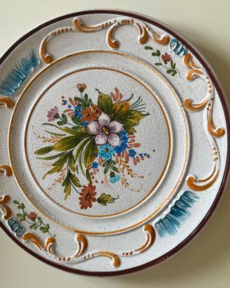Antico piatto Ceramica Bassano