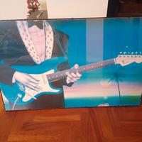 Quadro con stampa originale Fender Stratocaster