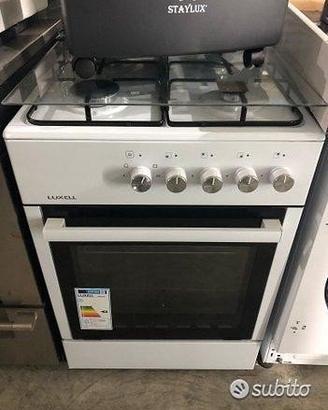 Cucina a libera installazione 60cm 4 fuochi nuova