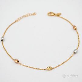 Bracciale nei 3 colori dell’ oro 18 kt E.240