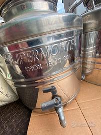 Contenitore per olio in acciaio