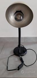 Lampada tavolo nera oro