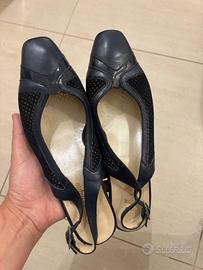 Slingback blu eleganti