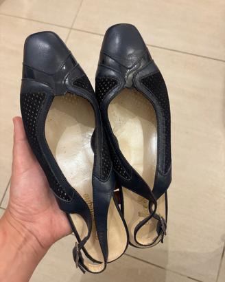 Slingback blu eleganti