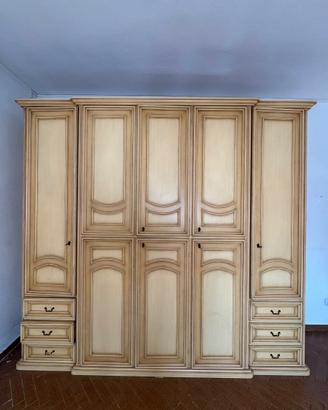 Armadio classico 6 ante con cassetti