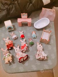 personaggi casa coniglietti sylvanian families 